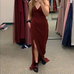 Maroon Prom Dress